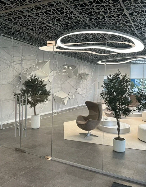 Стеклянные перегородки